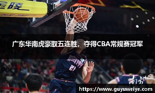 广东华南虎豪取五连胜，夺得CBA常规赛冠军
